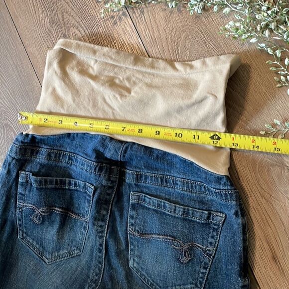 $5 SALE!! Motherhood Maternity Indigo Blue Maternity Skinny Jeans - Picture 6 of 9